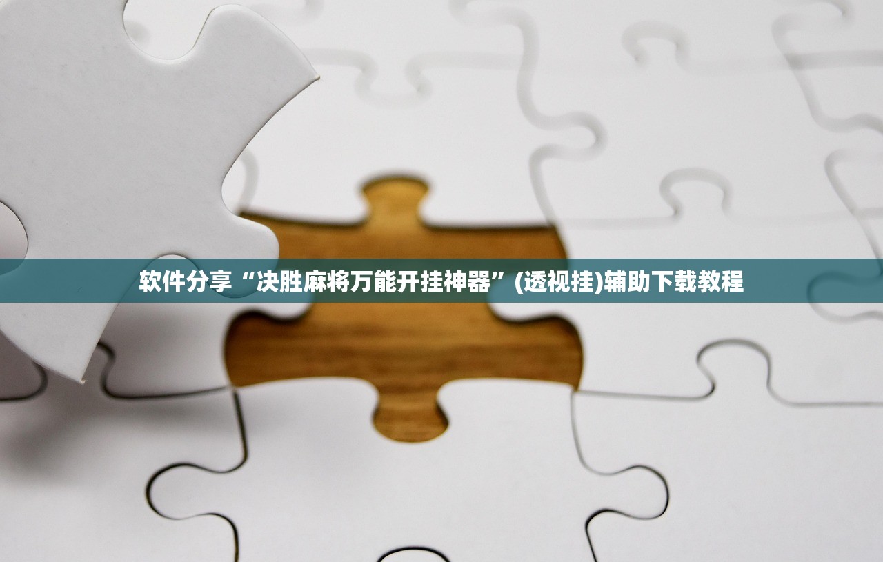 软件分享“决胜麻将万能开挂神器”(透视挂)辅助下载教程