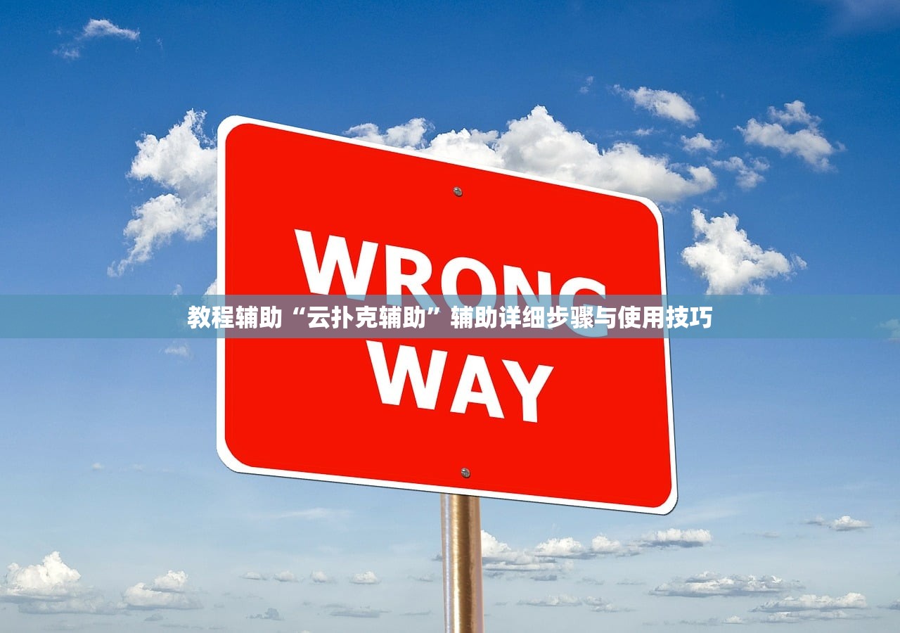 教程辅助“云扑克辅助	”辅助详细步骤与使用技巧